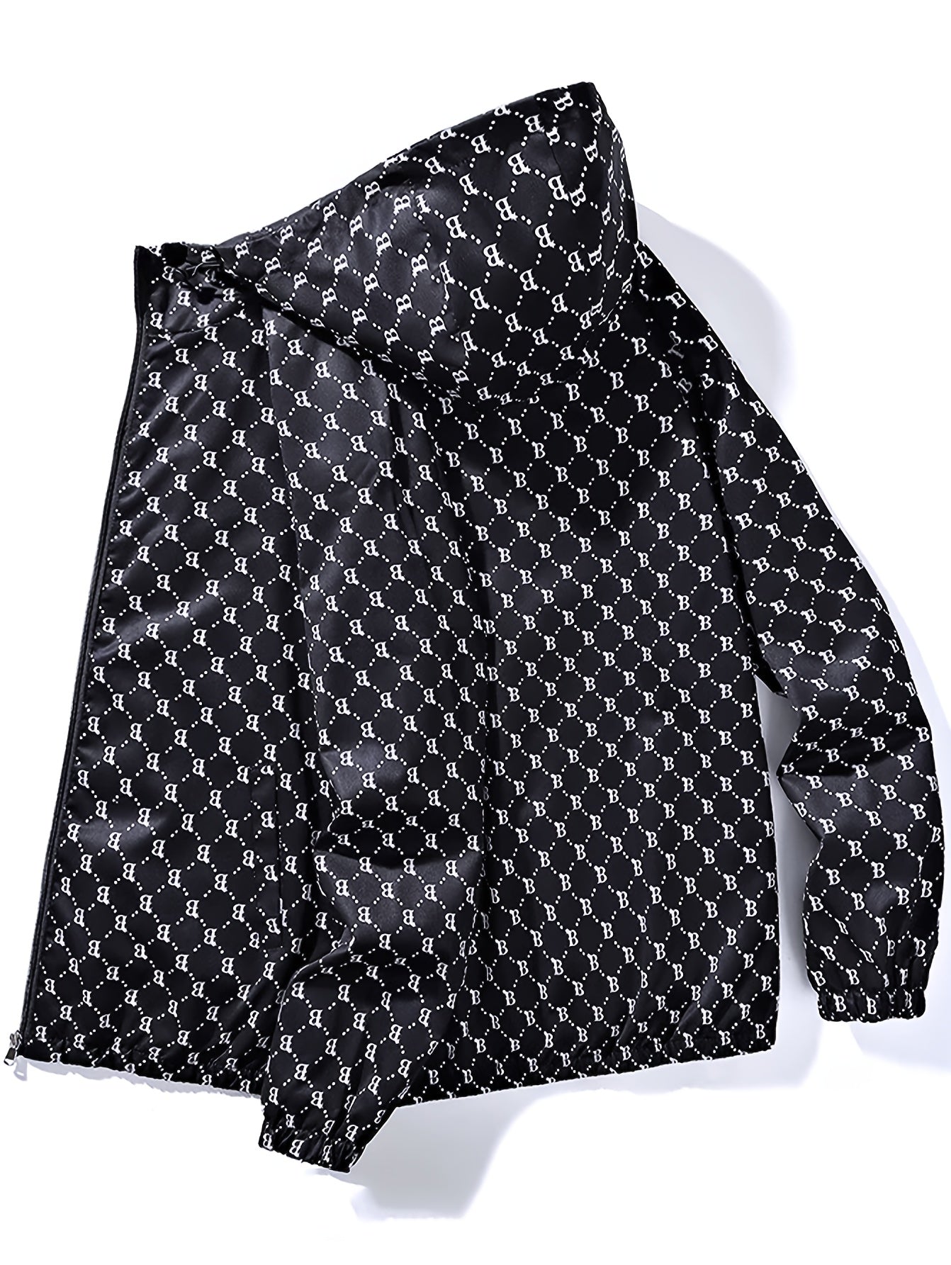 Veste à capuche pour homme | Coupe régulière | Veste légère zippée | Loisirs et plein air