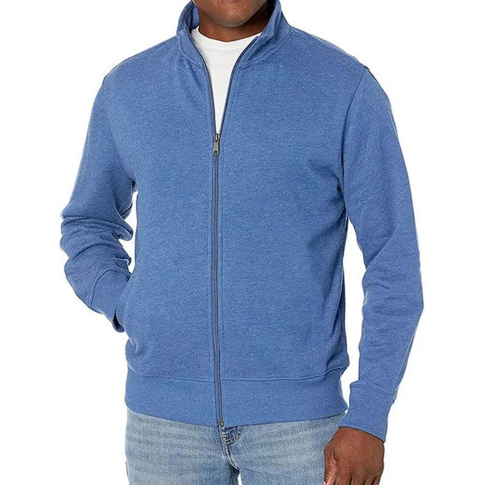Herrenpullover mit durchgehendem Reißverschluss | Lässiger und Business-Stil