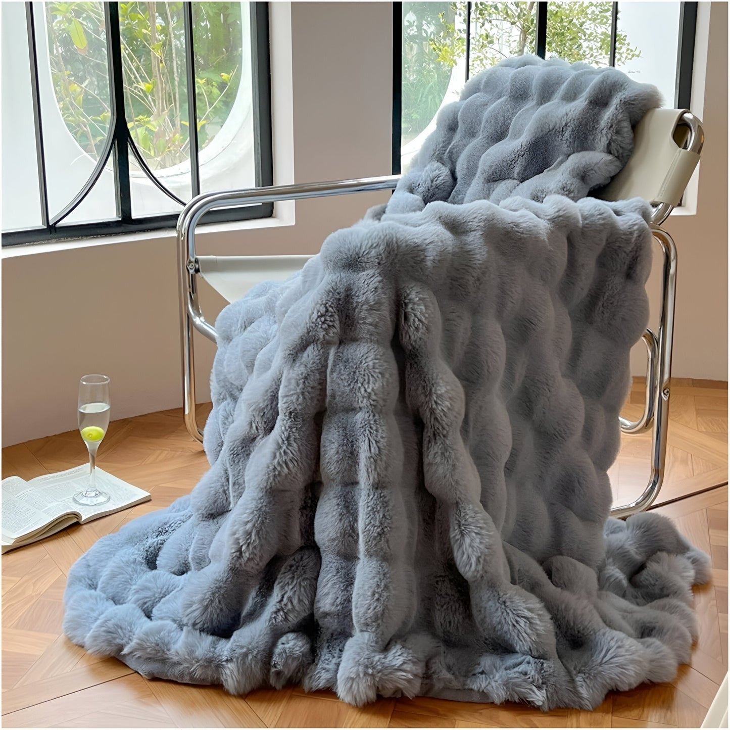 LuxeFleece - Kuschelige und elegante Wärmedecke für unterwegs Komfort 11
