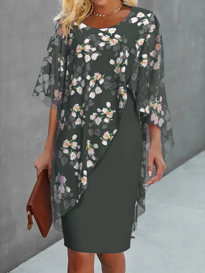 Lyanna | Florales Chiffon-Damenkleid 5
