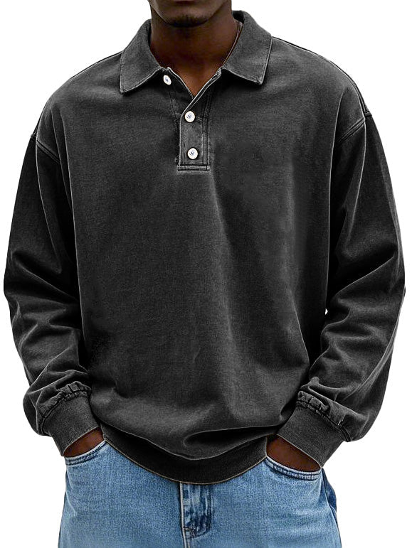 Martin | Stylisches Langarm-Poloshirt
