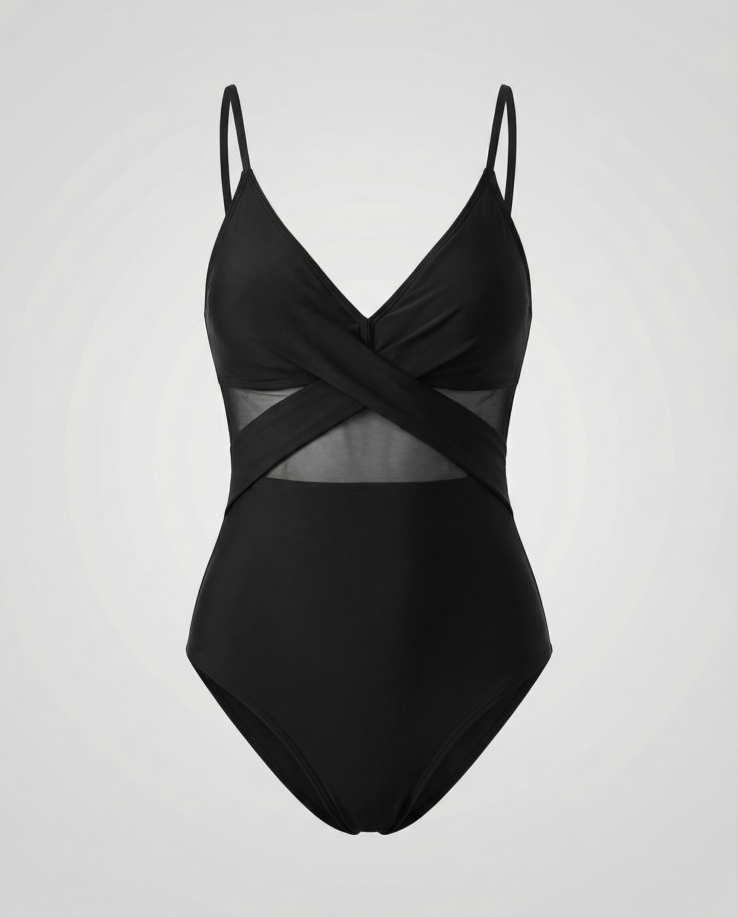 Annika | Costum de baie negru push-up pentru femei