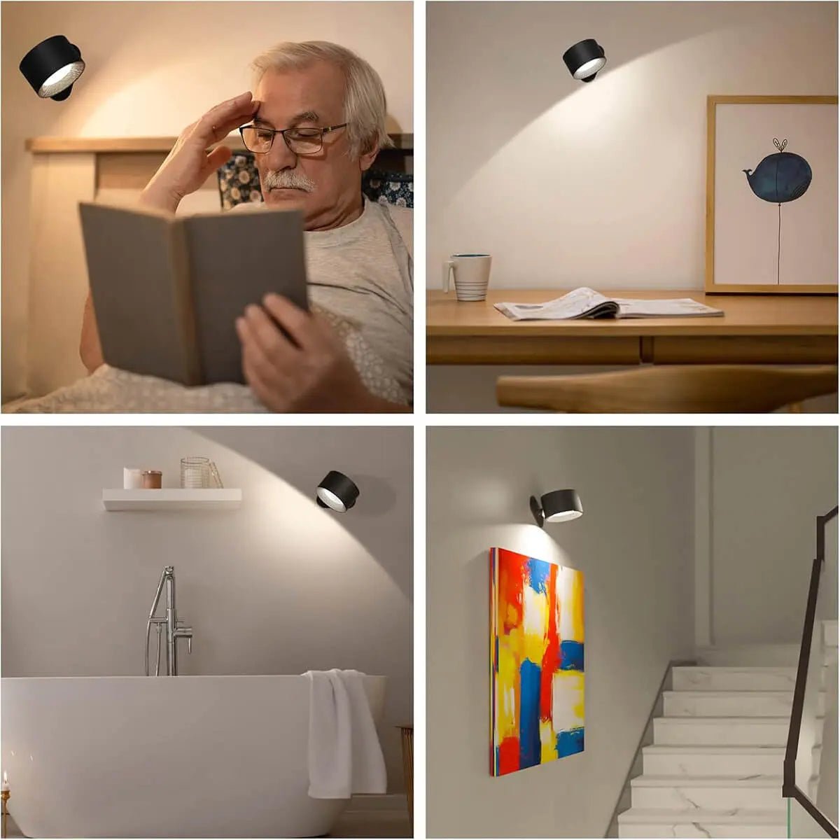 NORDLIGHT – Kabellose, wiederaufladbare Wandleuchte im nordischen Design 7