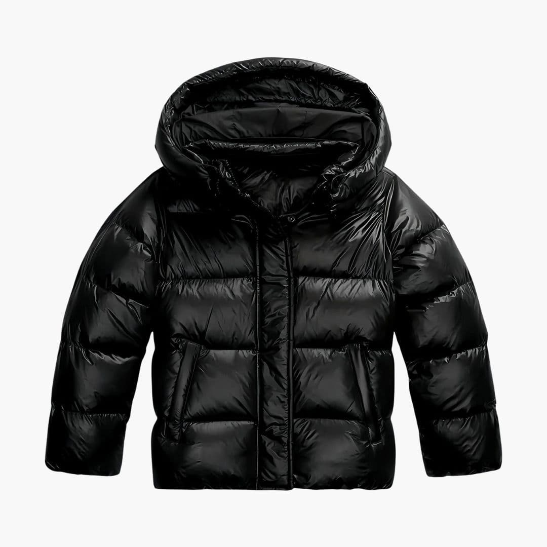 Steppjacke für Damen mit Kapuze und Vordertaschen 7