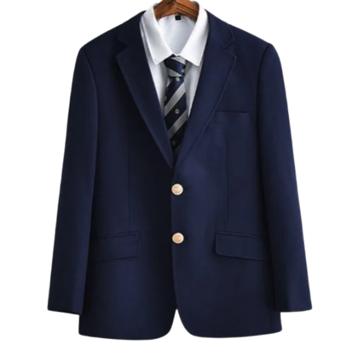 Herren Blazer mit klassischer Passform einfacher Knopfleiste und Knopfverschluss | Reverskragen