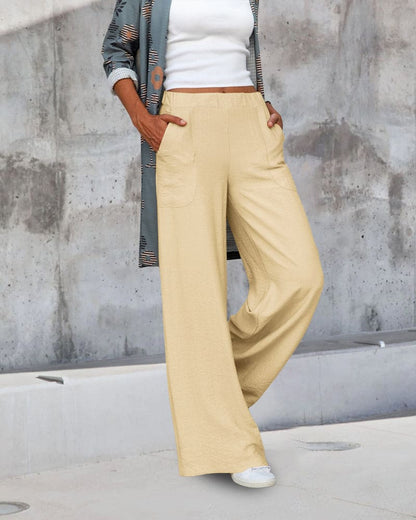 Pantalon femme coupe ample | Jambe fluide