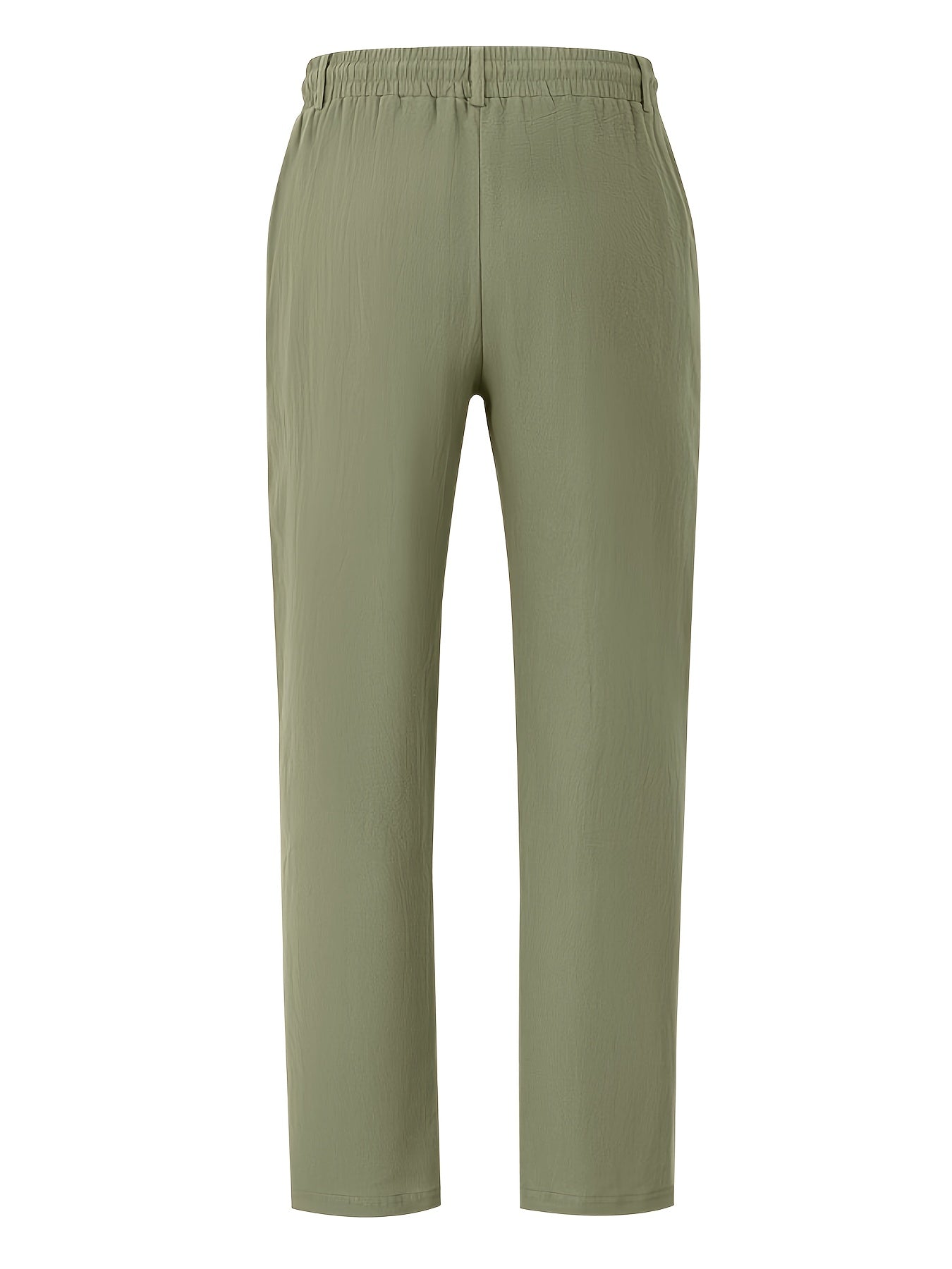 Herrenhose | Regular Fit Hose mit Geradem Bein | Kordelzugbund | Lässiger Sommerstil