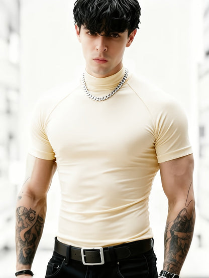 Herren Fitness Shirt | Körpernahes Kurzarmshirt | Definierte Silhouette | Moderner Sportlook