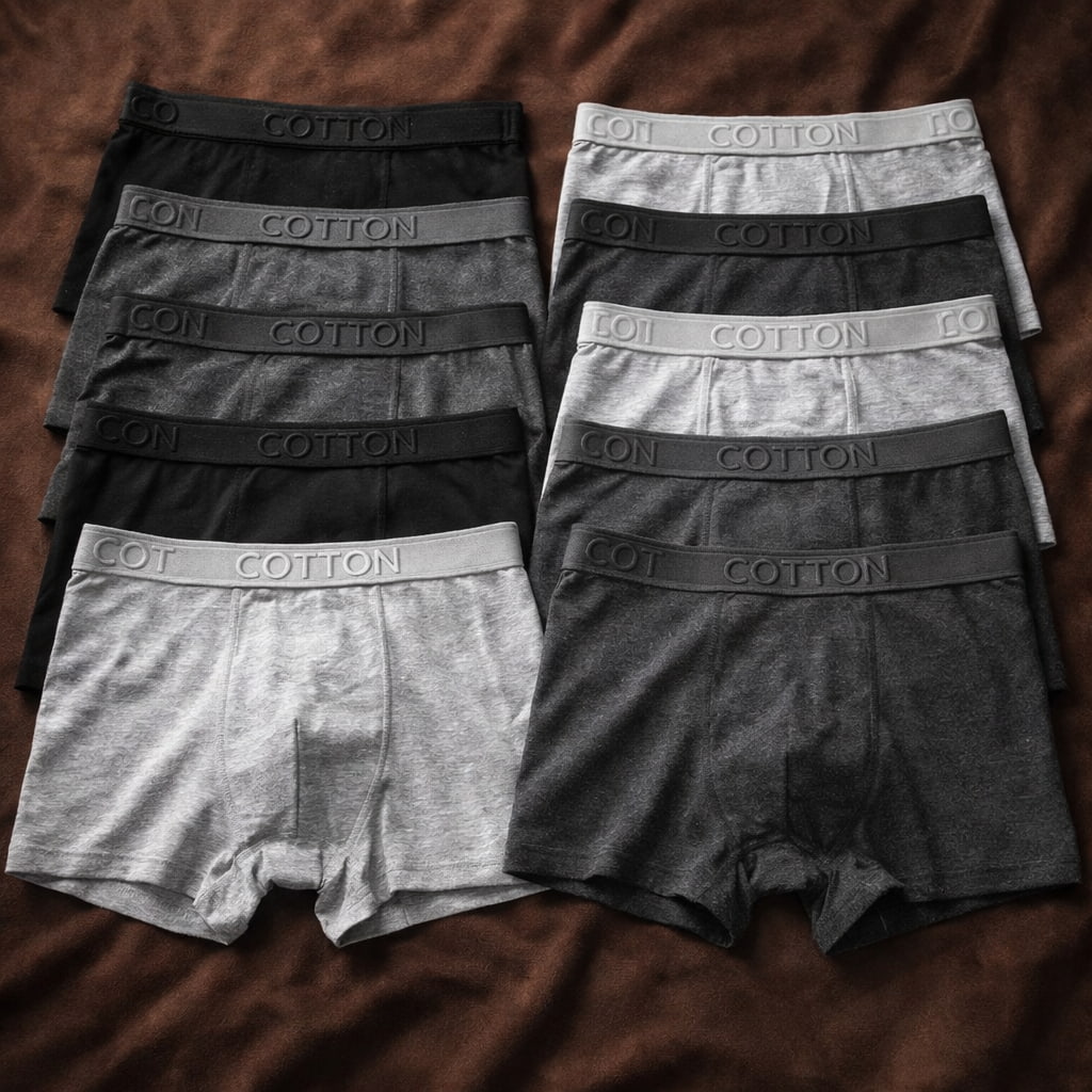 Herren Boxer Briefs Set Mit Regulärer Passform | Tägliche Essentials
