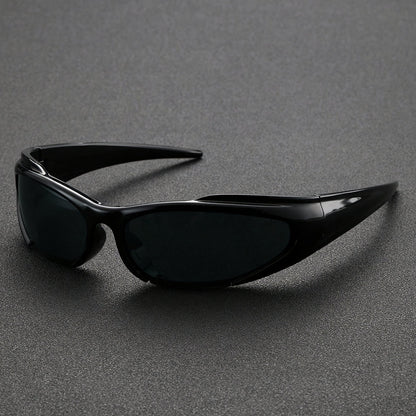 Herren Sonnenbrille | Schmale Wraparound Passform | Sportliches Rahmendesign | Freizeit Outdoor Look