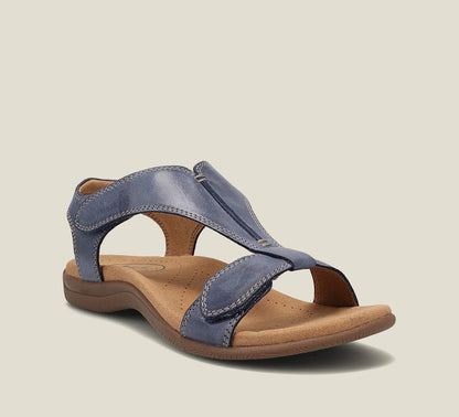 Damen Sandalen mit Offener Spitze und Verstellbaren Riemen | Casual