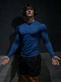 Herren Langarm Kompressions T Shirt mit Muscle Fit | Gym Wear