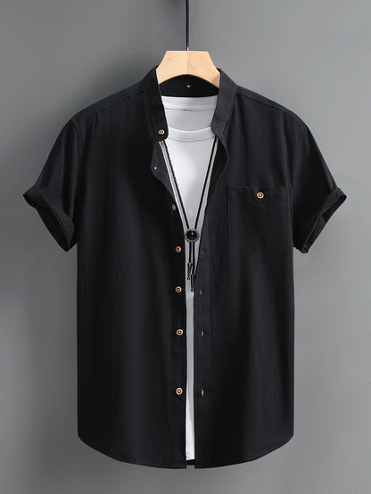 Damian | Camicia casual da uomo a maniche corte