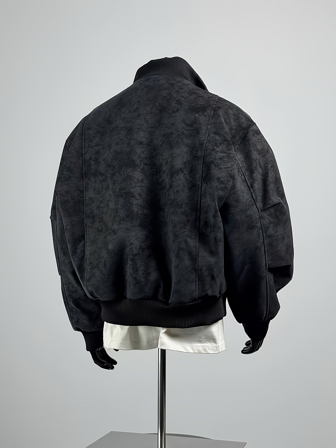 Giacca bomber da uomo | Vestibilità comoda con cerniera | Collo alto | Look casual streetwear