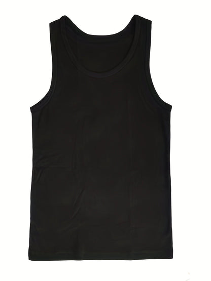 Norbert | Męski tank top z prążkowaną strukturą