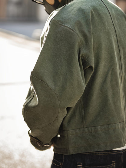 Herren Utility Jacke | Militärisch Inspirierter Kurzmantel | Strukturierte Passform | Klassischer Freizeitstil
