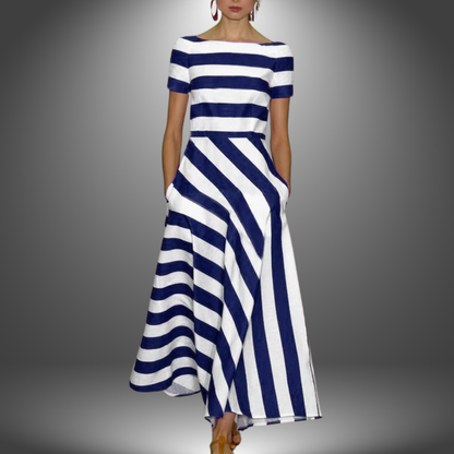 Kelsey | Maxikleid mit Streifenmuster