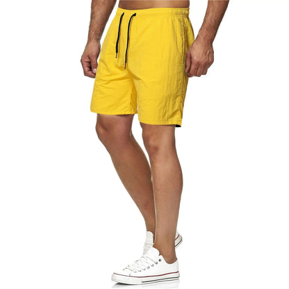 Pantaloncini da uomo con coulisse tinta unita | Basic