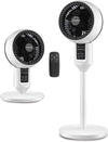 Ventilateur sur pied réglable avec oscillation 3D
