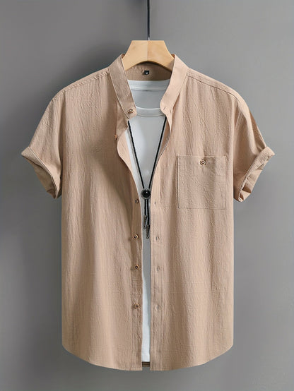 Damian | Camicia casual da uomo a maniche corte
