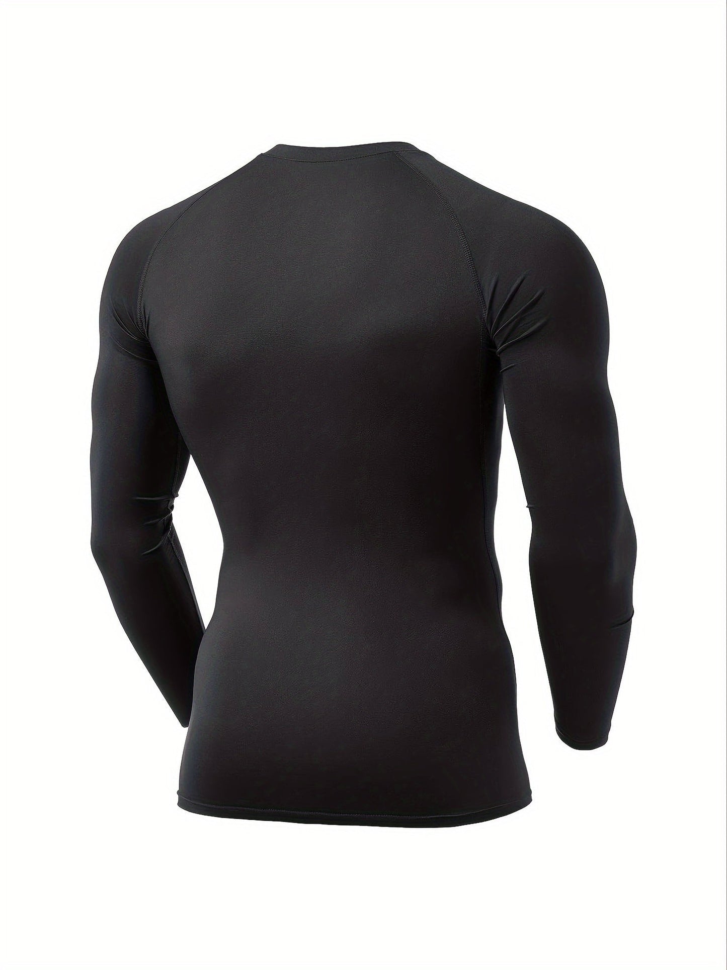 Herren Langarmshirt | Slim Fit Sportshirt | Lange Ärmel | Athletischer Freizeitstil
