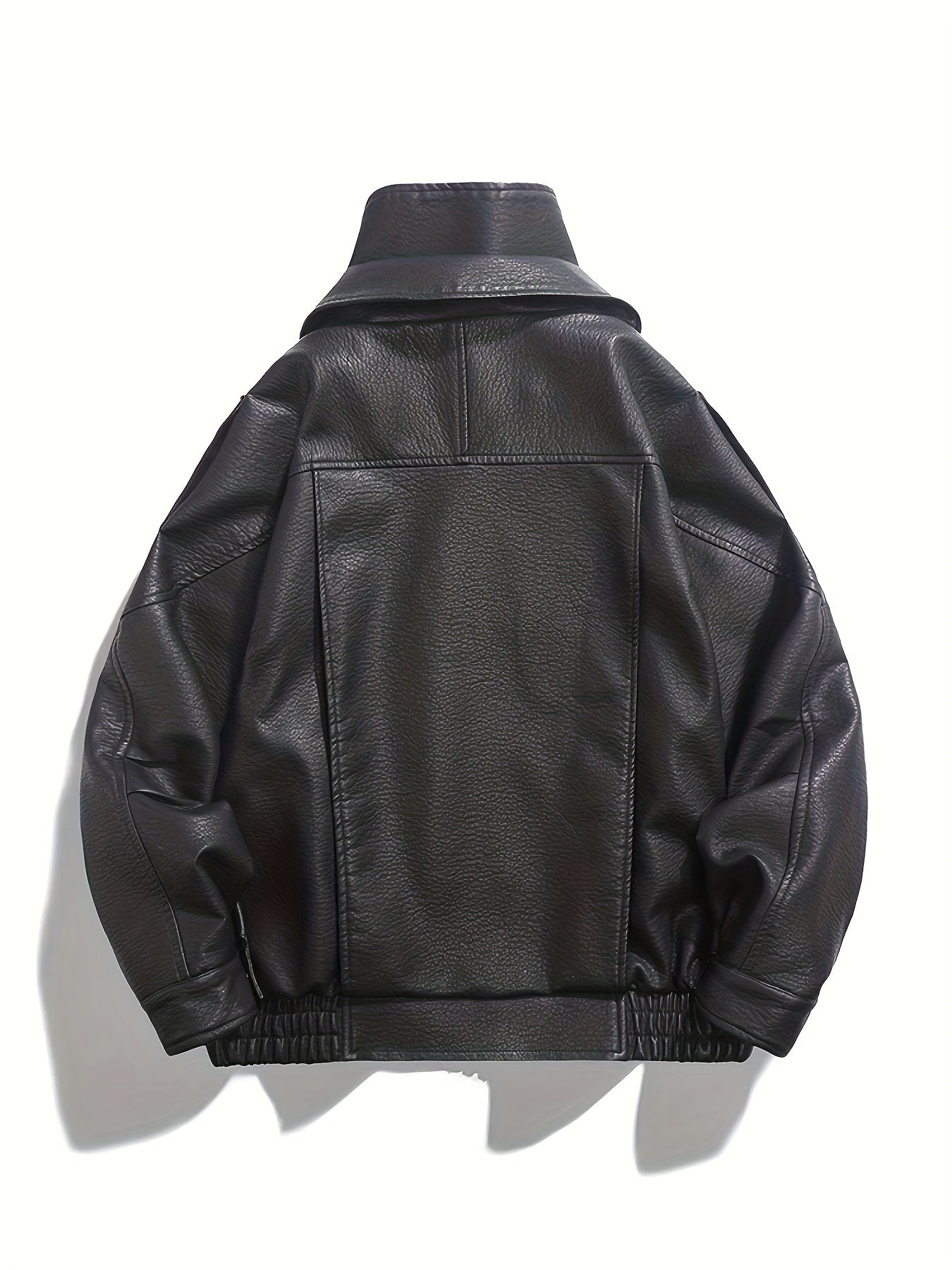 Giacca da moto uomo | Design distintivo del colletto | Dettaglio con cerniera | Stile urbano moderno