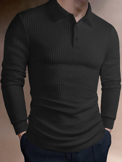 Mateusz | Polo da uomo slim fit a maniche lunghe