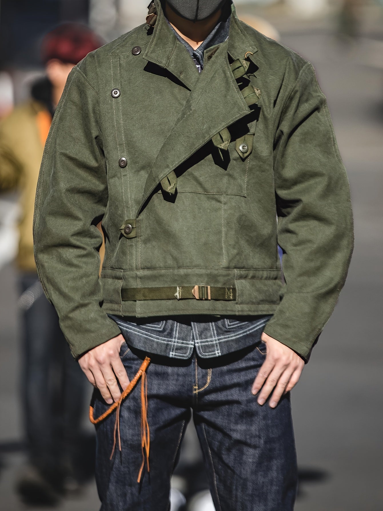 Herren Utility Jacke | Militärisch Inspirierter Kurzmantel | Strukturierte Passform | Klassischer Freizeitstil