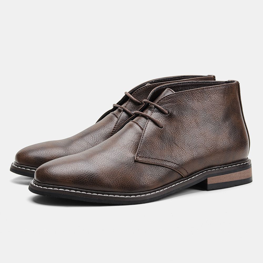 Albert | Klassische Herrenstiefel aus Kunstleder