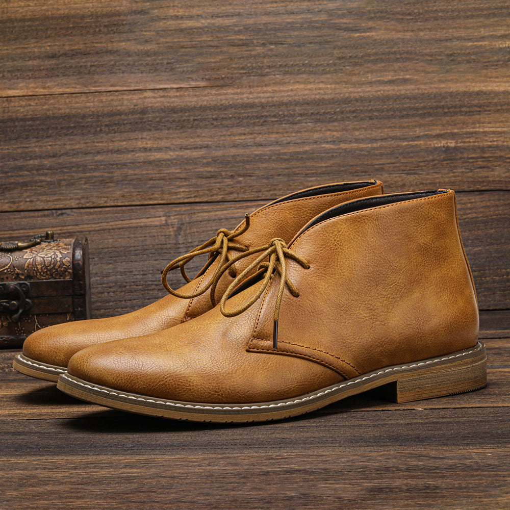 Albert | Klassische Herrenstiefel aus Kunstleder
