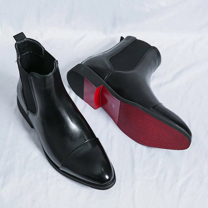 Annibale Carracci Chelsea-Stiefel aus Leder