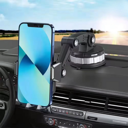 Autotelefonhalterung mit starkem Saugnapf, 360°-Drehung, Einhandbedienung – Universelle Handyhalterung fürs Auto 2
