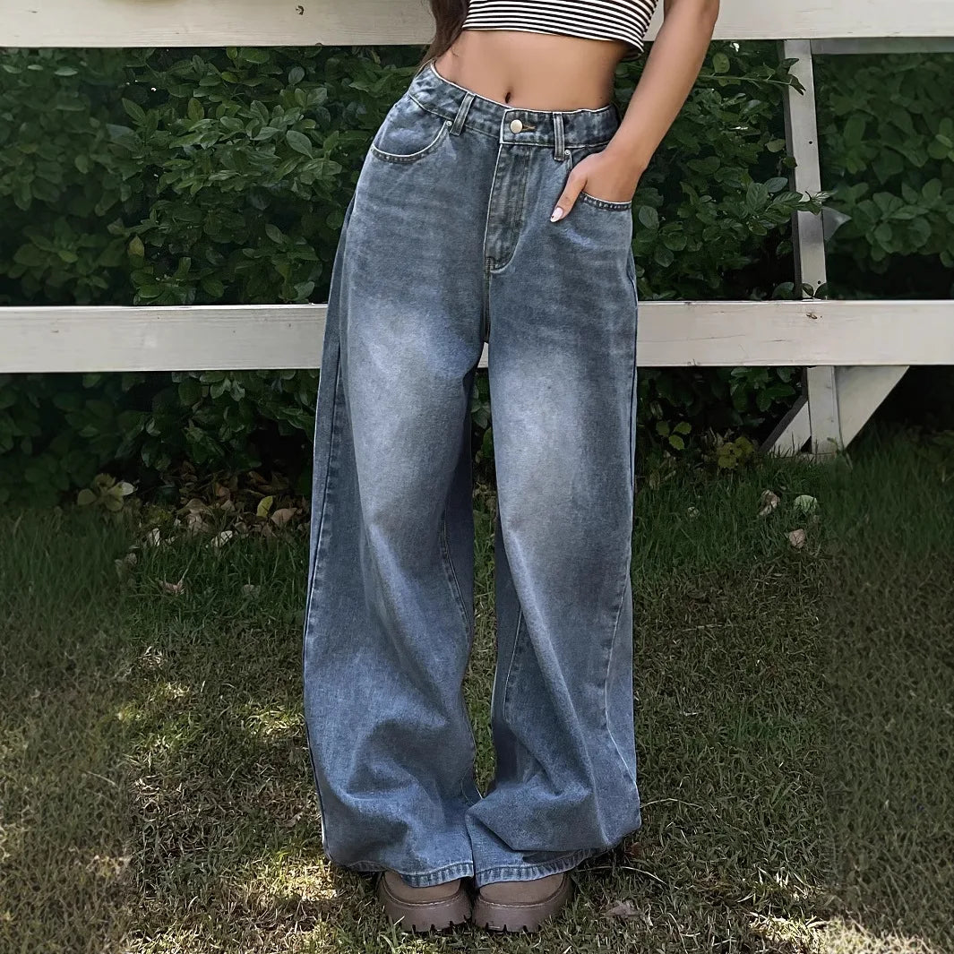 Baggy Jeans Damen | Weites Bein für Alltag und Freizeit
