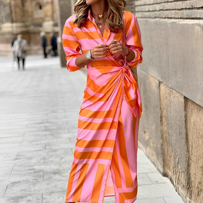 Dorota | Vestito lungo colorato da donna