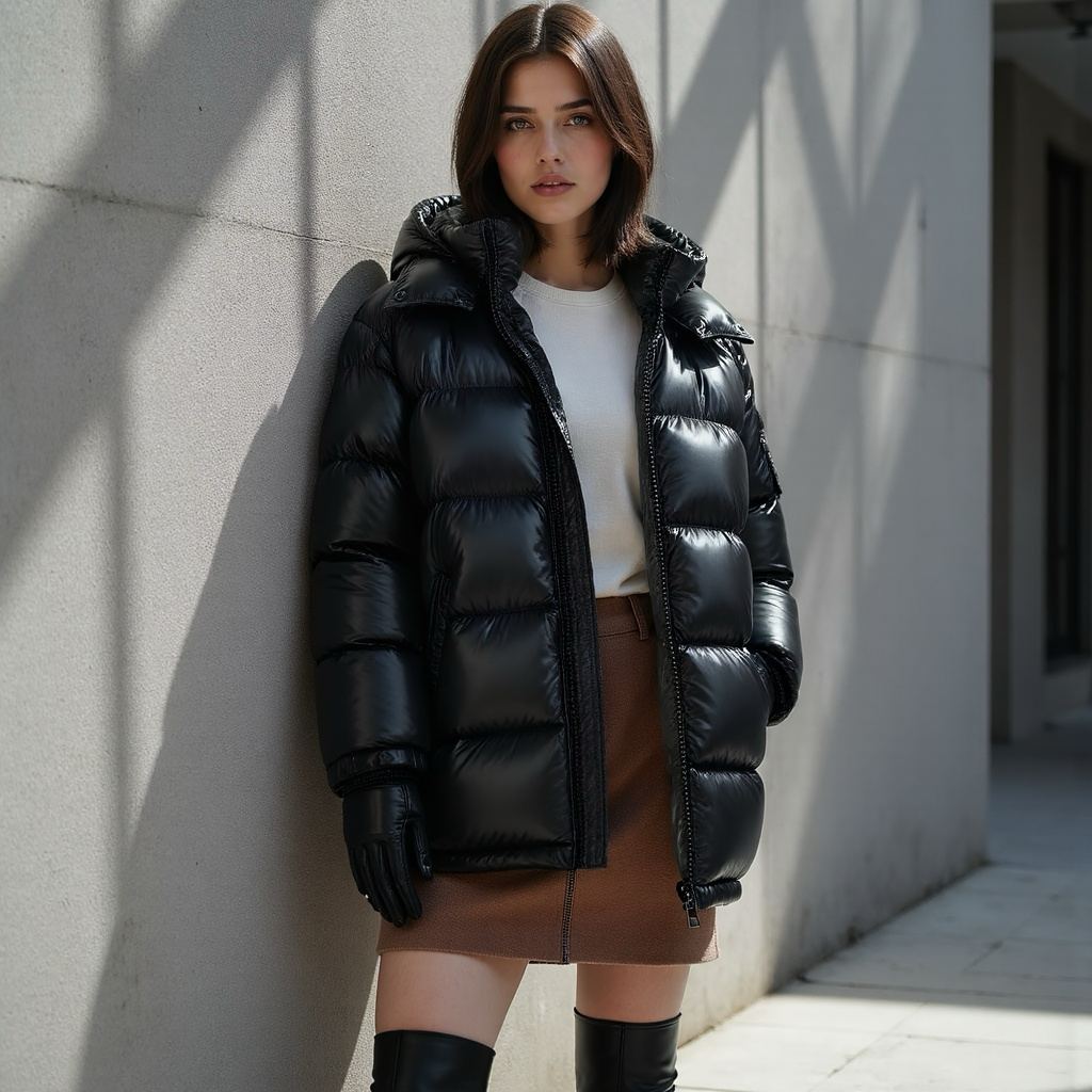 Beheizte Daunenjacke für Damen | Winter