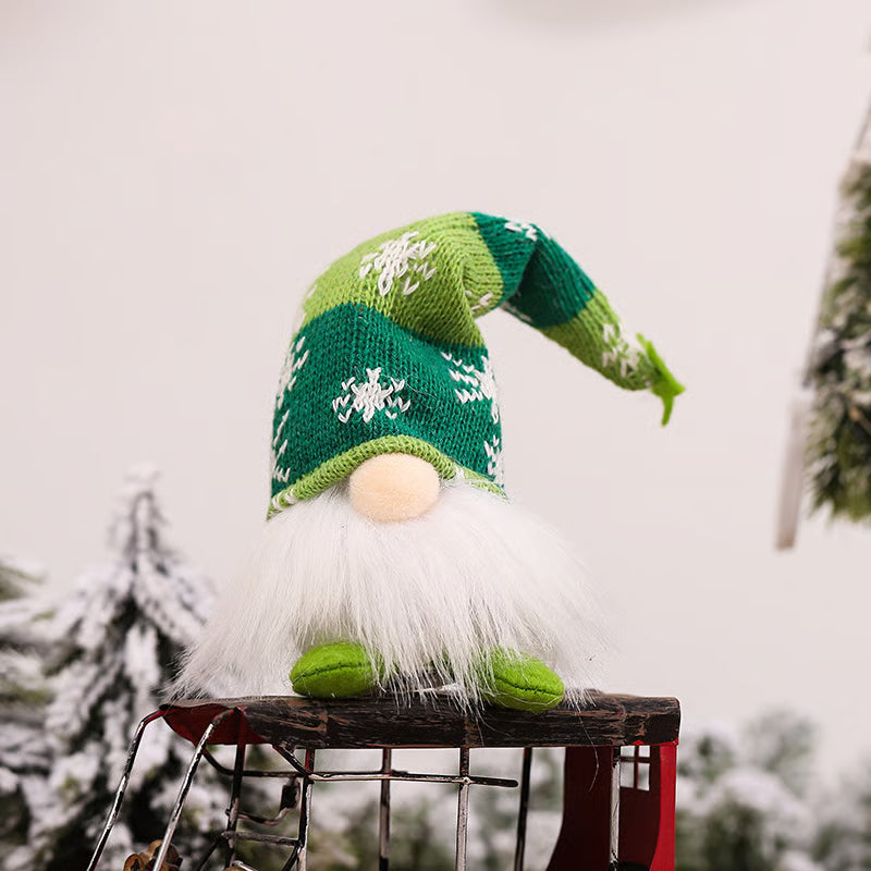 Beleuchtetes Weihnachts-Zwerg-Plüschtier-Set – Nordische Tomte-Weihnachtsdekoration mit langen Beinen