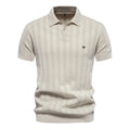Benles | Stylish Stripe Poloshirt Gestrickt 0