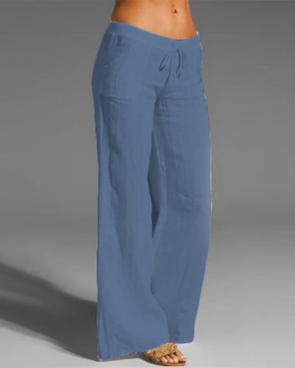 Aneta | Pantaloni da donna a gamba larga