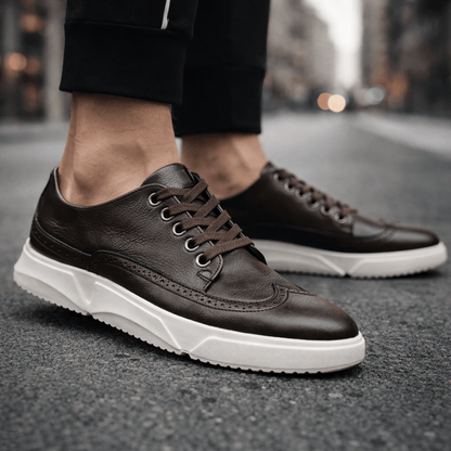 Calver Leder Brogue Sneakers 5