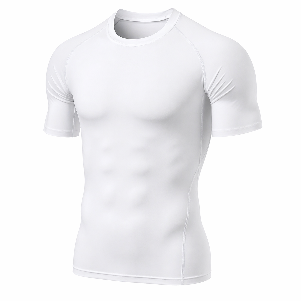 Herren Kompressionsshirt | Körpernahes Kurzarmshirt | Definierte Silhouette | Moderner Sportlook