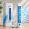 Ventilatore a torre senza rotore con telecomando e distribuzione dell'aria