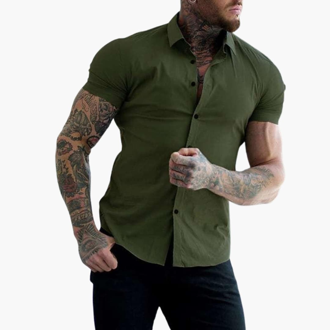 Marcel | Slim Fit košile s krátkým rukávem