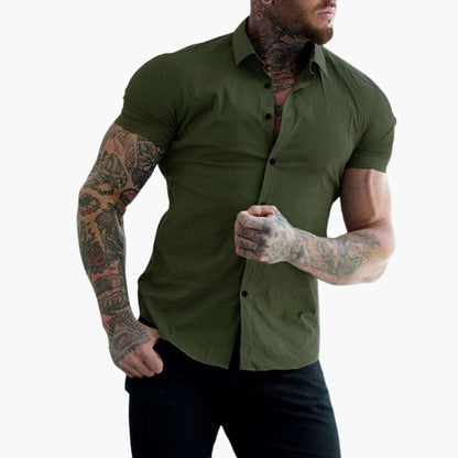 Marcel | Slim Fit košile s krátkým rukávem
