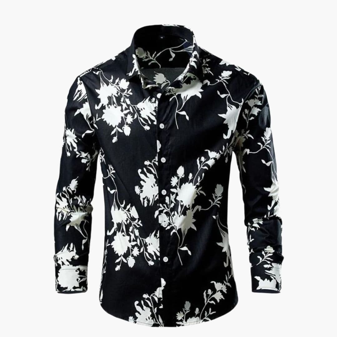 Kian | Cămașă casual pentru bărbați cu model floral