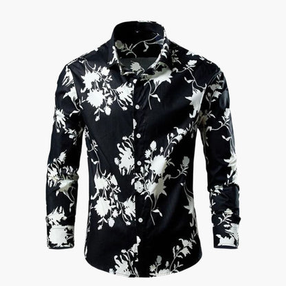 Kian | Cămașă casual pentru bărbați cu model floral