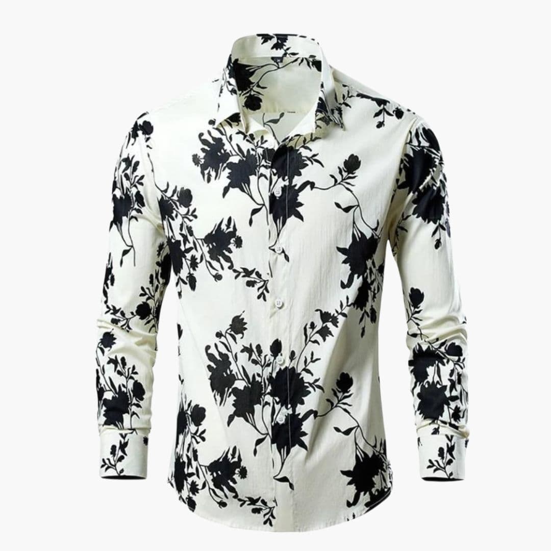 Kian | Cămașă casual pentru bărbați cu model floral