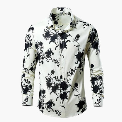 Kian | Cămașă casual pentru bărbați cu model floral