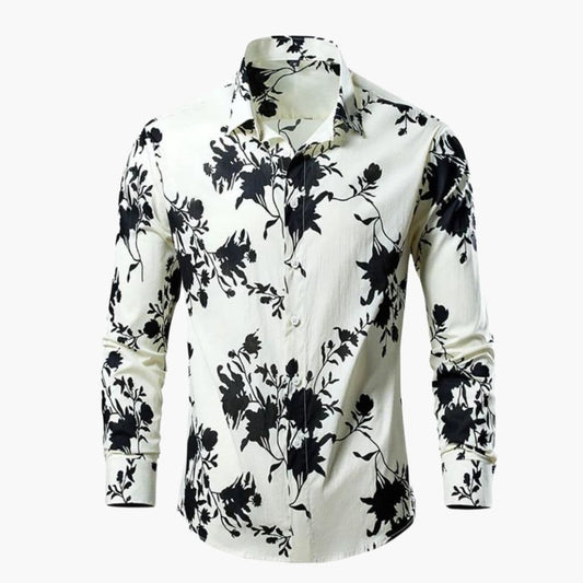 Kian | Herren Freizeithemd mit Blumenmuster