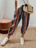CozyFlex | Lässige Damen Hose mit Kordelzug | Gerades Bein & Verkürzt 7
