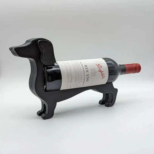 Dackel-Weinflaschenhalter | Einzigartiges Design | Dekorativ & Funktional 0
